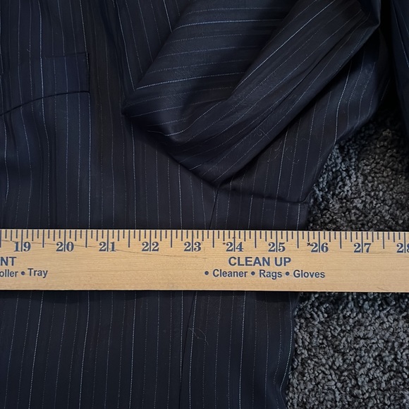 Giorgio Fiorelli Navy Striped 3 Piece Suit - Picture 16 of 16